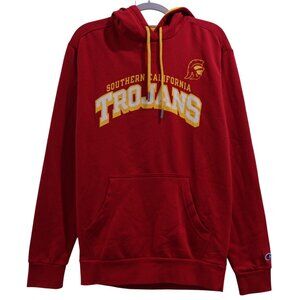 NWT Champion Southern California Trojans Pullover Hoodie Sz S Red Football